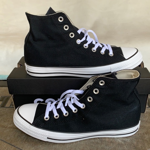 CONVERSE CTAS HI BLACK/WHITE/BLACK MENS - Picture 2 of 13